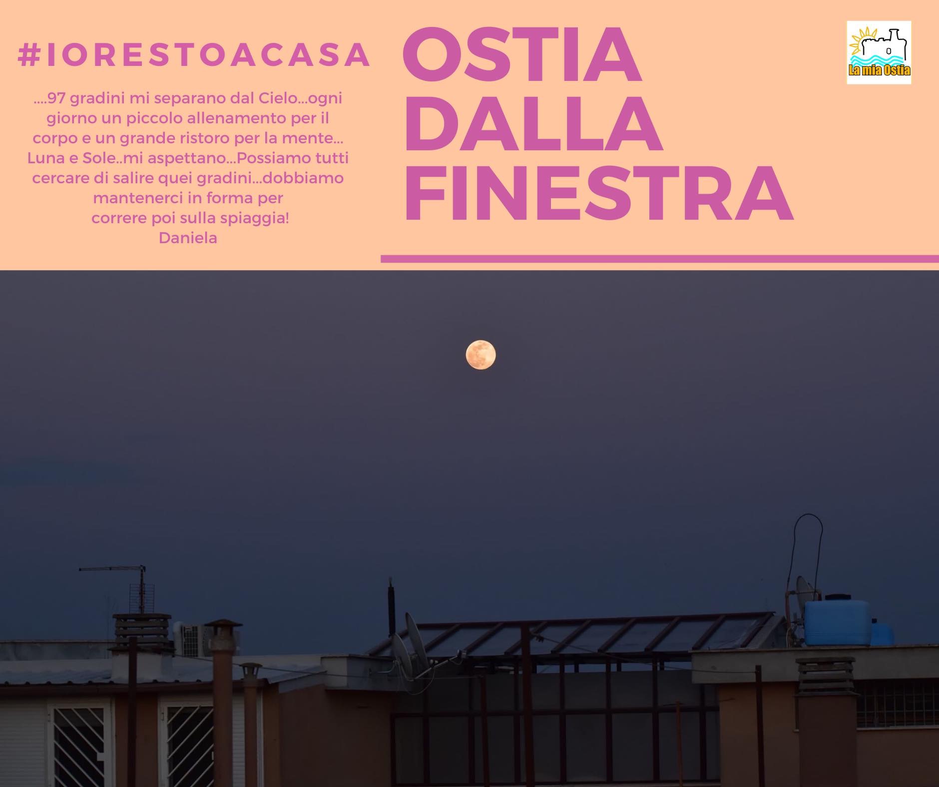 Ostia dalla finestra: mese di aprile